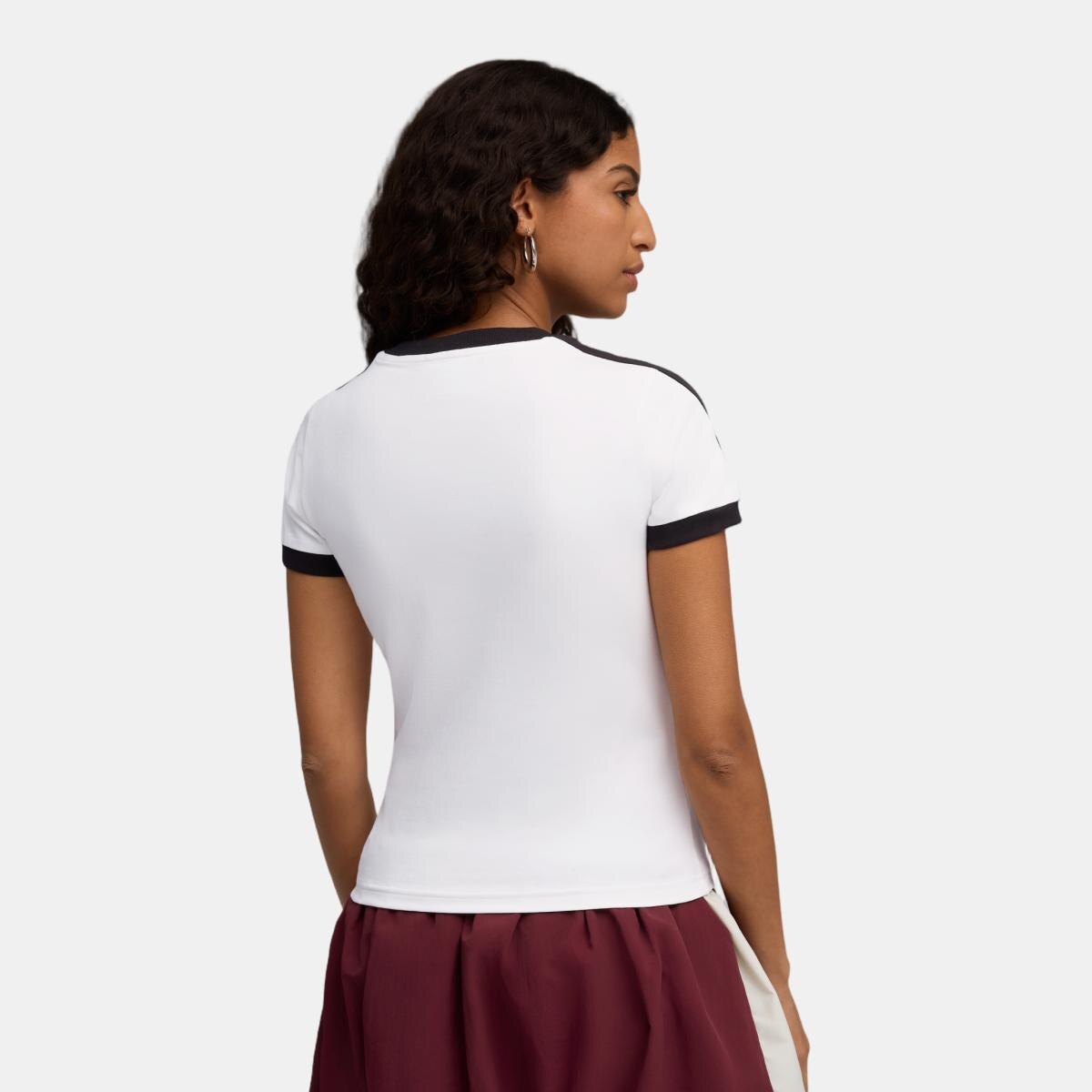 T-shirt Casual de Mulher T7 Slim Branco-2
