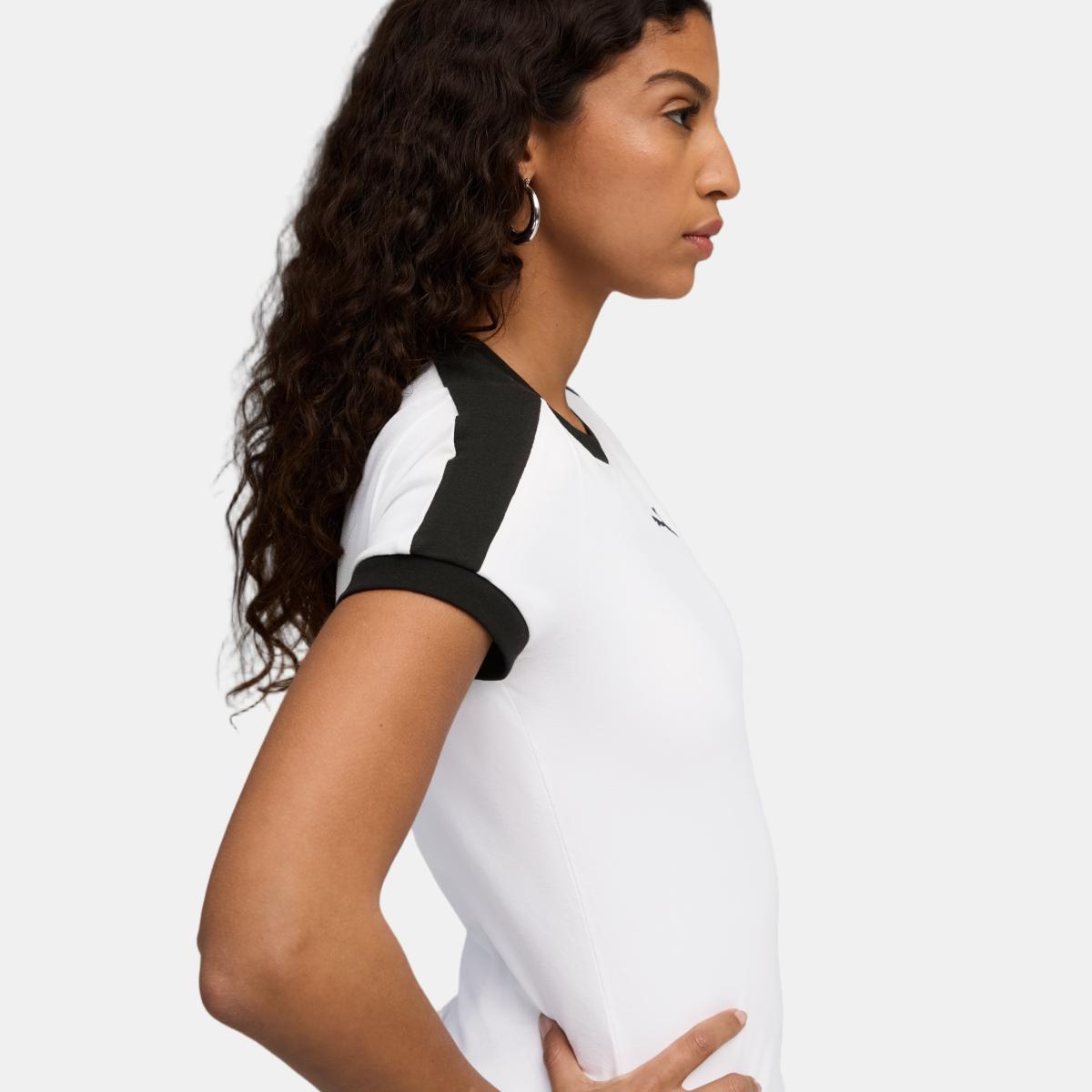 T-shirt Casual de Mulher T7 Slim Branco-3