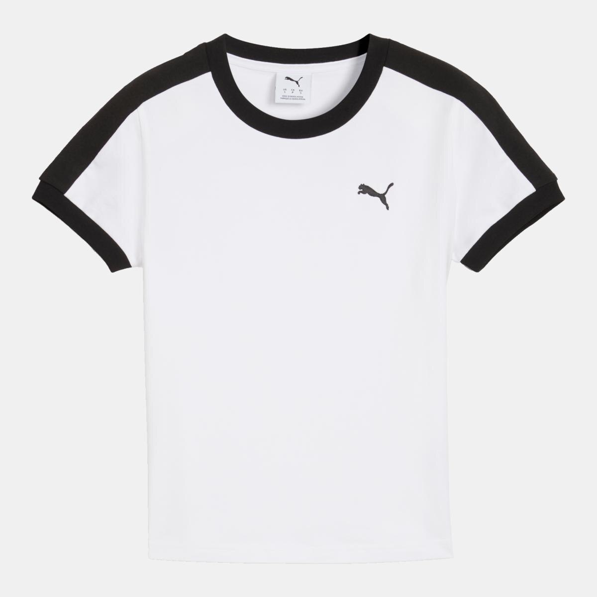 T-shirt Casual de Mulher T7 Slim Branco-6