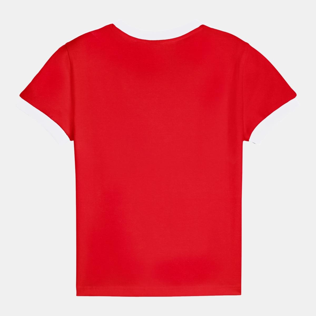T-shirt Casual de Mulher T7 Slim Vermelho-5