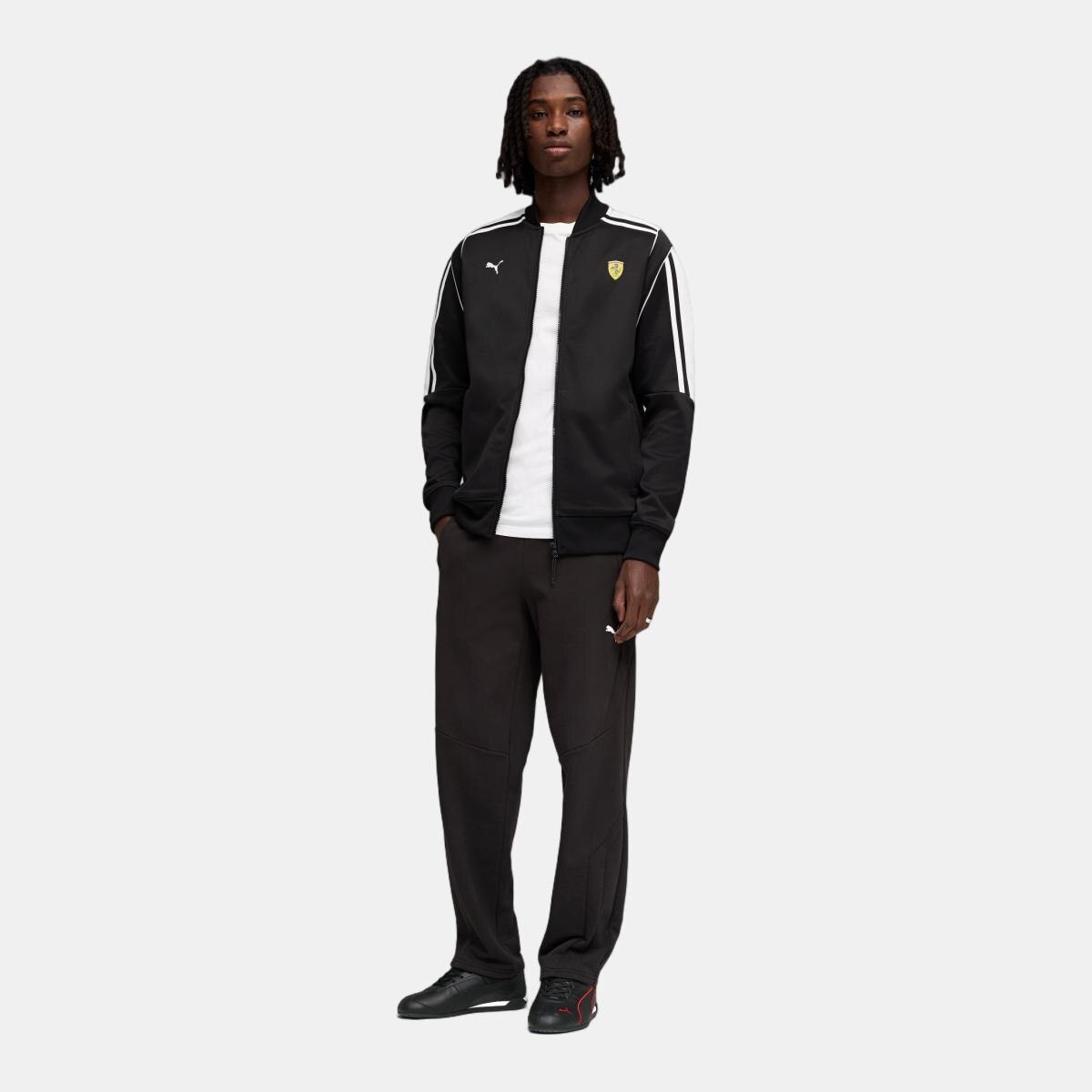 Calças Compridas Casual de Homem Ferrari PM1 Sweat Preto-3