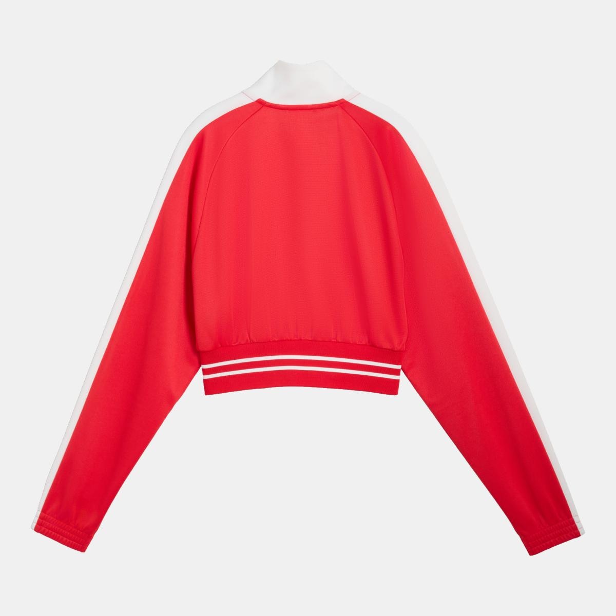 Casaco Casual de Mulher T7 Pique Relaxed Cropped Vermelho-7