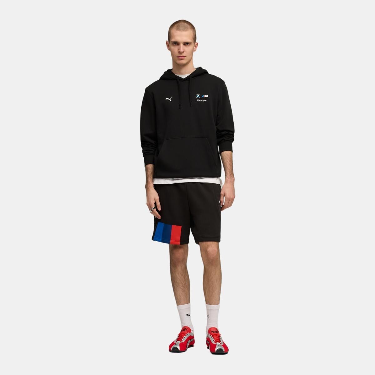 Sweatshirts Casual de Homem BMW MMS Ess Ft Preto-3