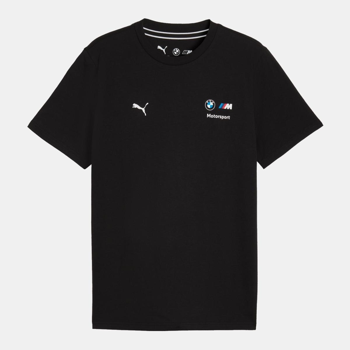T-shirt Casual de Homem BMW MMS Ess Logo Preto-4