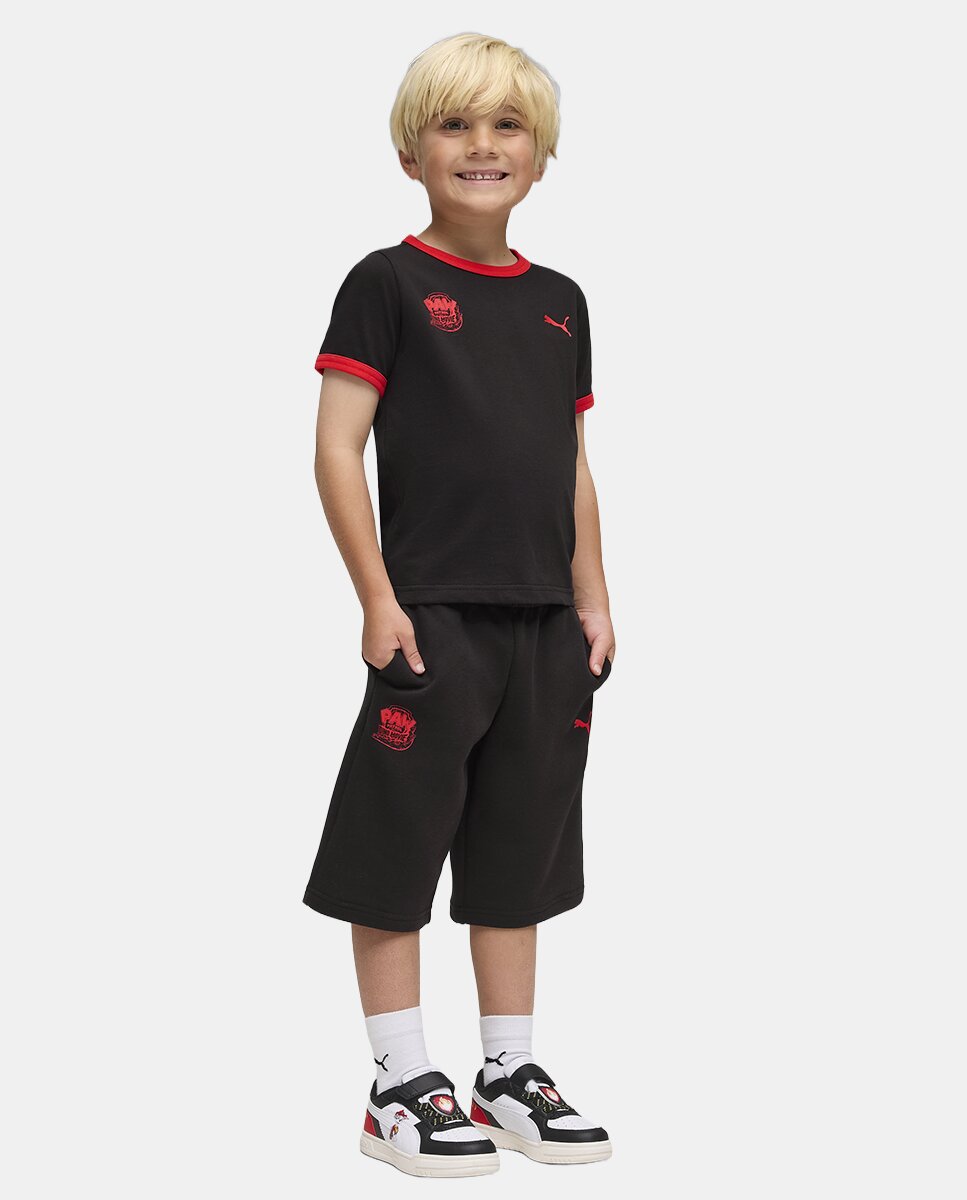 T-shirt Casual de Menino X Paw Patrol Ringer Preto-5