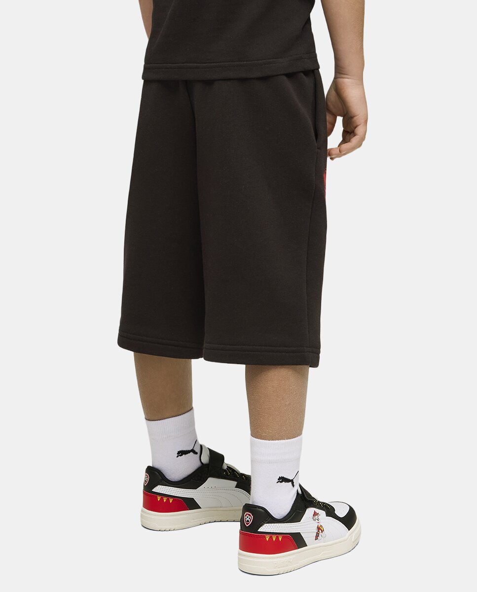 Calções Casual de Menino X Papatrol Relaxed Jorts TR Preto-2