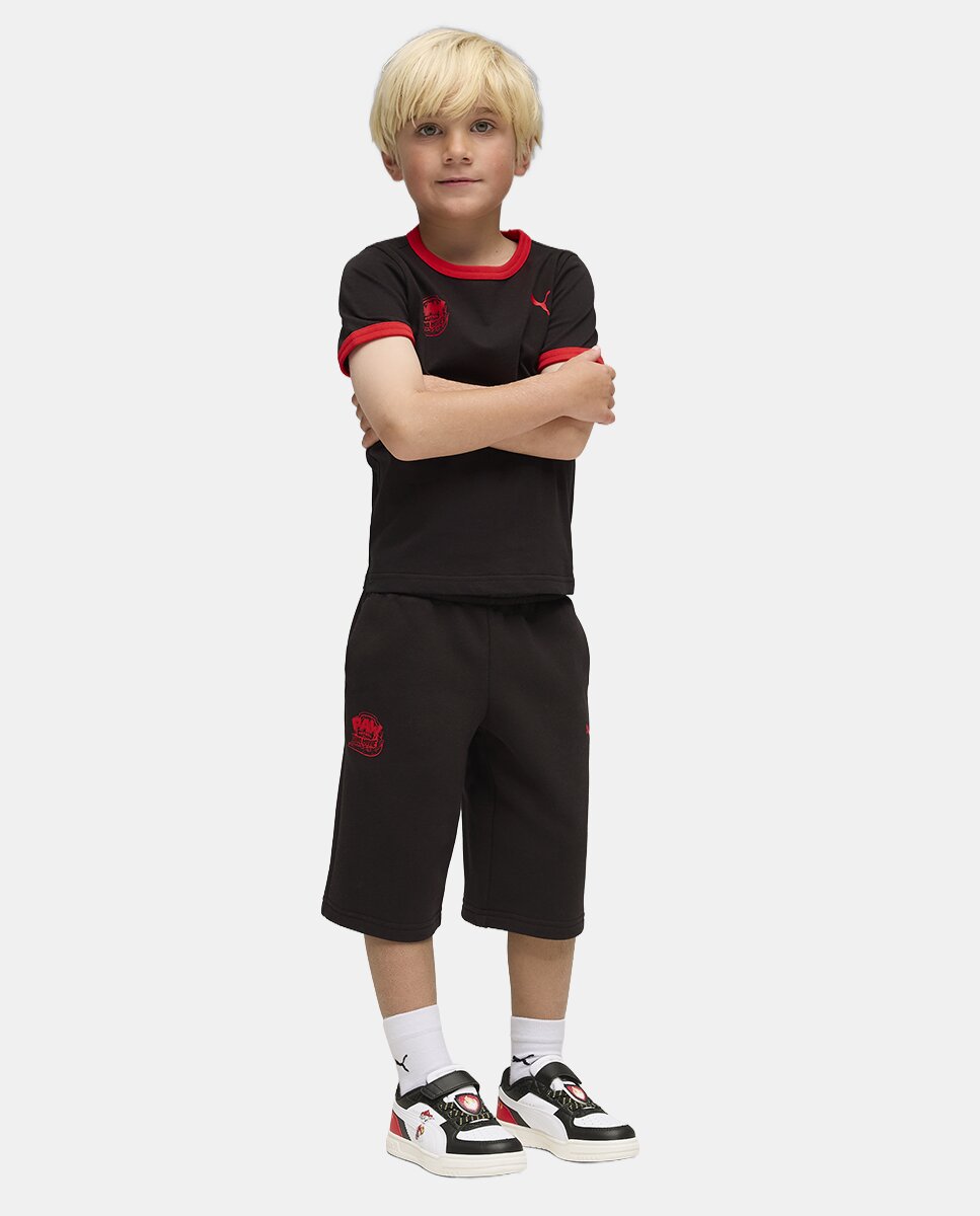 Calções Casual de Menino X Papatrol Relaxed Jorts TR Preto-5