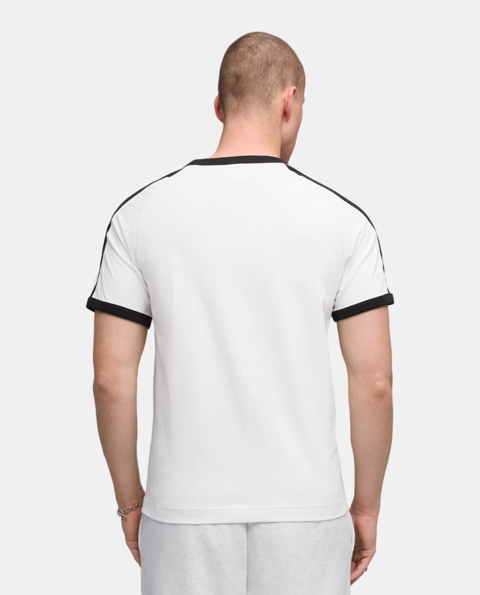 T-shirt Casual de Homem T7 Big Cat Ringer Branco-2