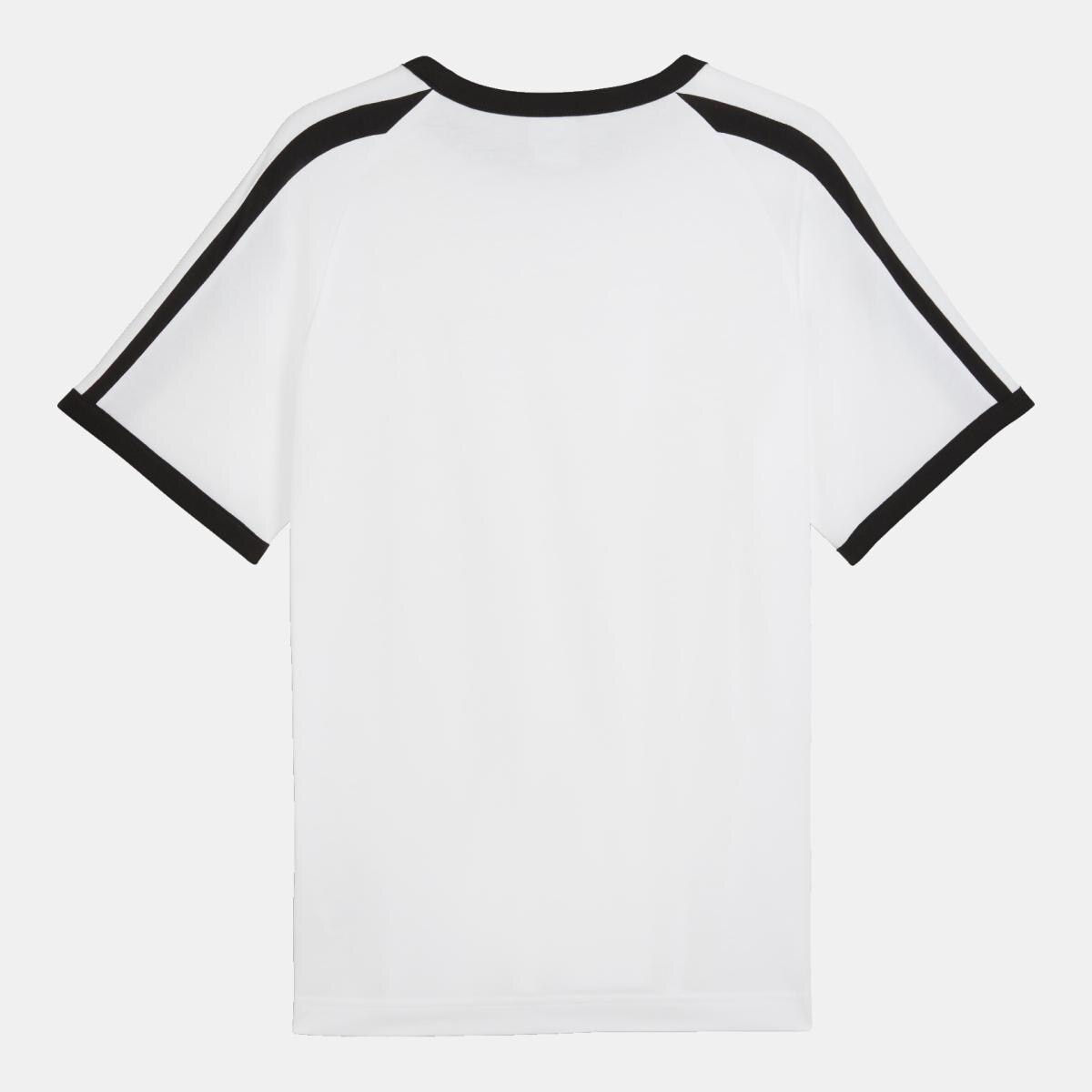 T-shirt Casual de Homem T7 Big Cat Ringer Branco-5