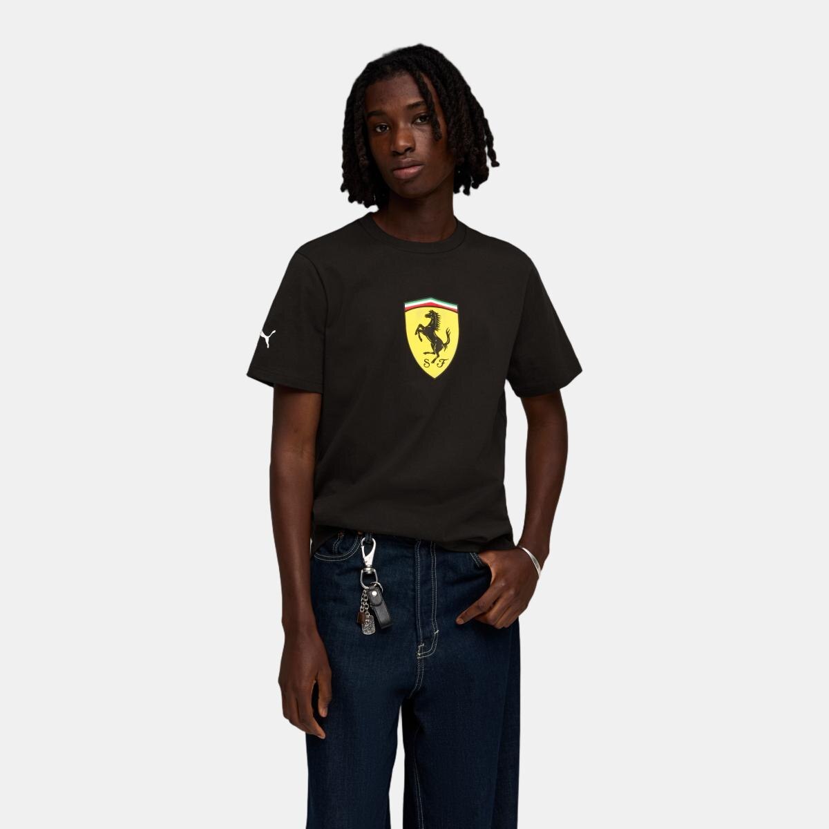 Imagem 0 de T-shirt Casual de Homem Ferrari Colored Shield