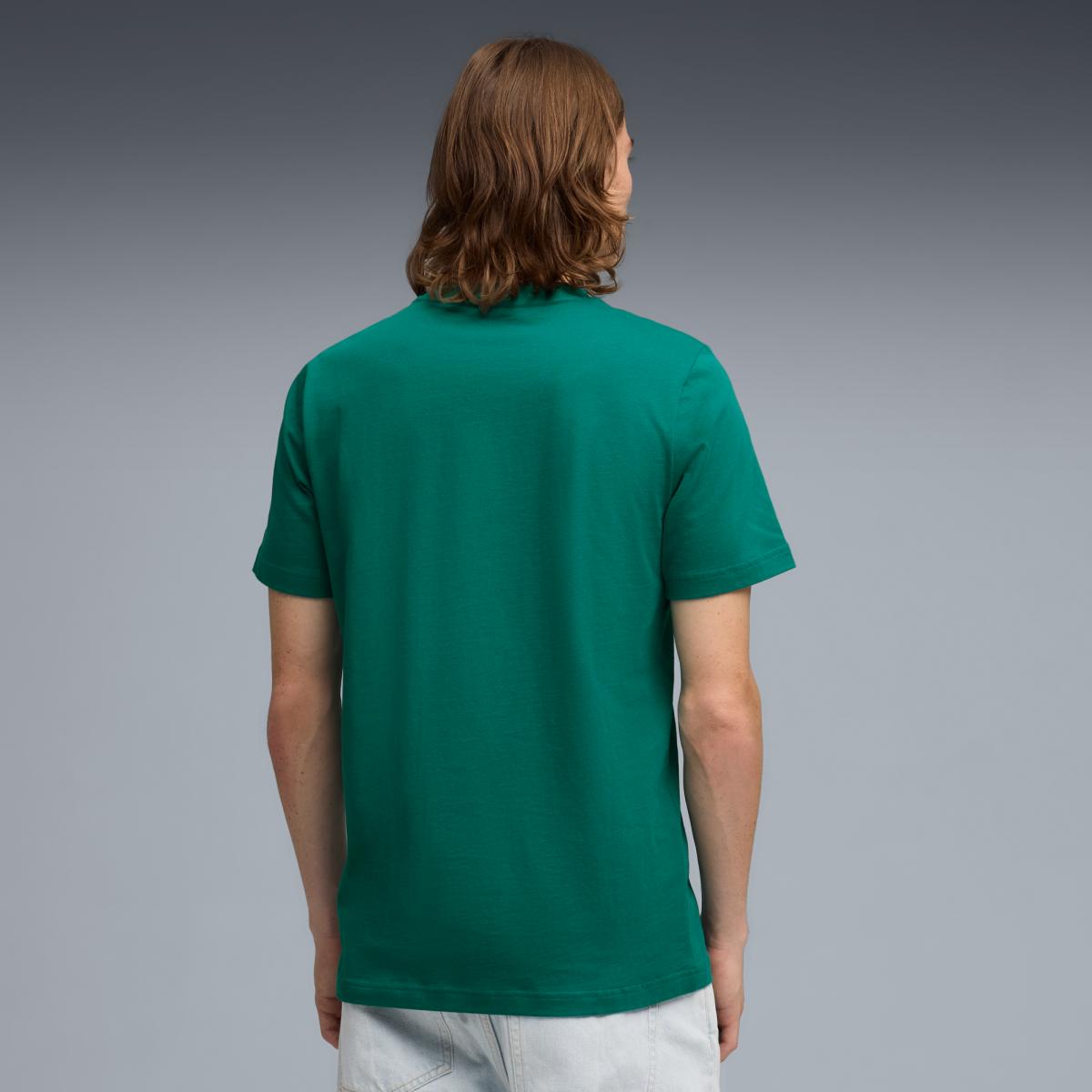 T-shirt Casual de Homem AMF1 Essential Logo 1 Verde-2