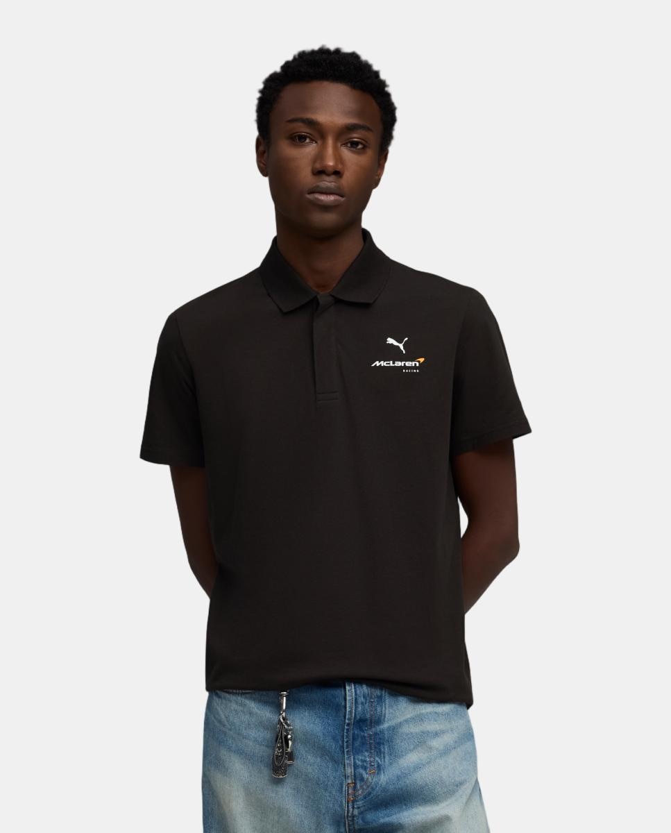 T-shirt Casual de Homem McLaren Small Logo Preto-1