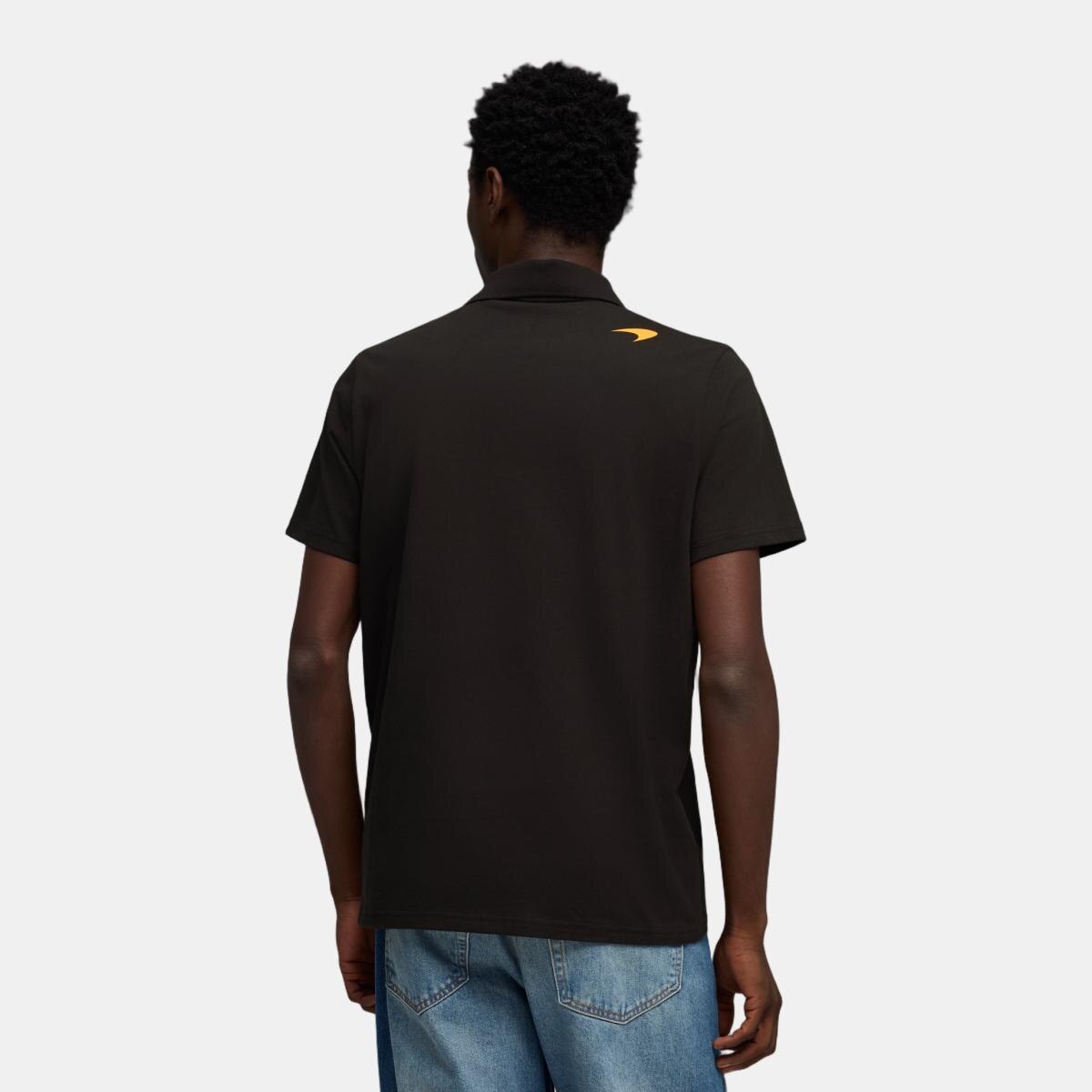 T-shirt Casual de Homem McLaren Small Logo Preto-2