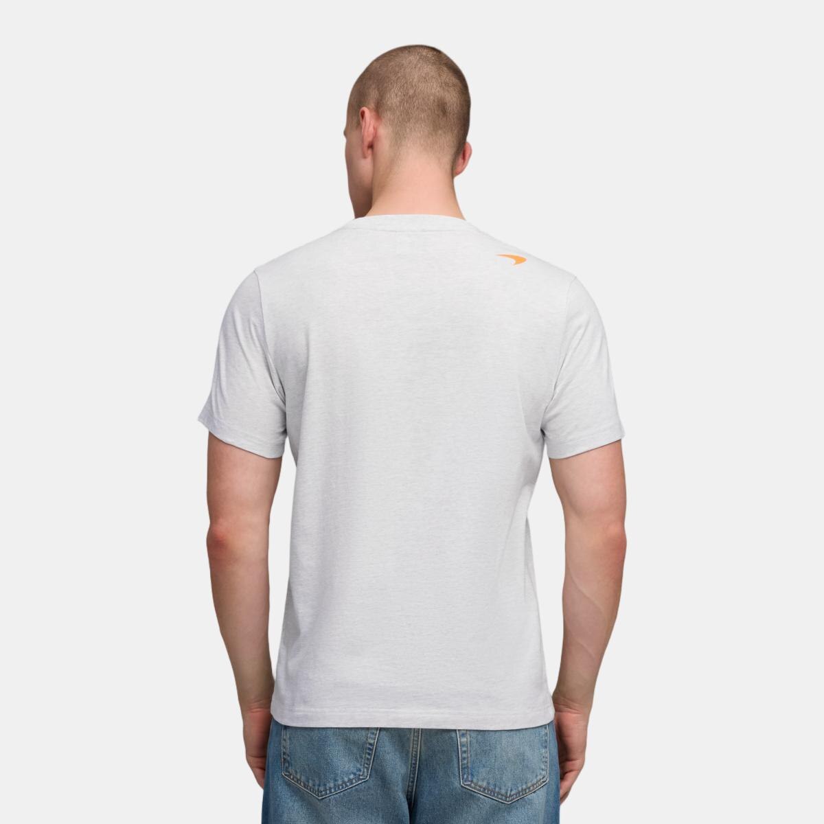T-shirt Casual de Homem McLaren Driver2 Cinzento-2