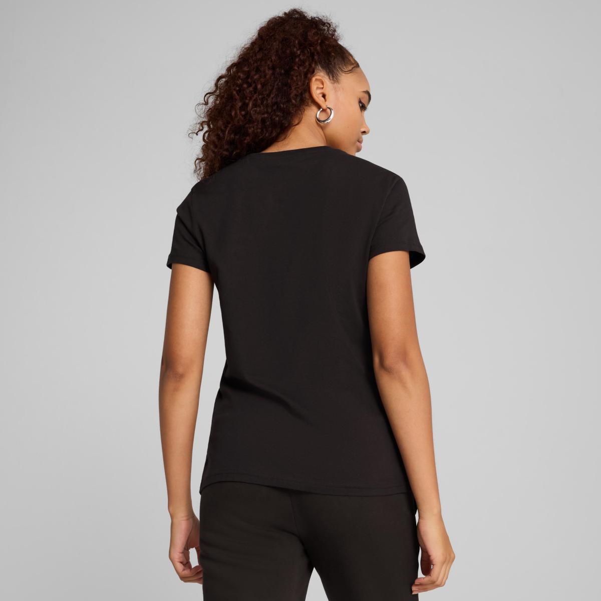 T-shirt Casual de Mulher ESS No. 1 Logo Preto-2