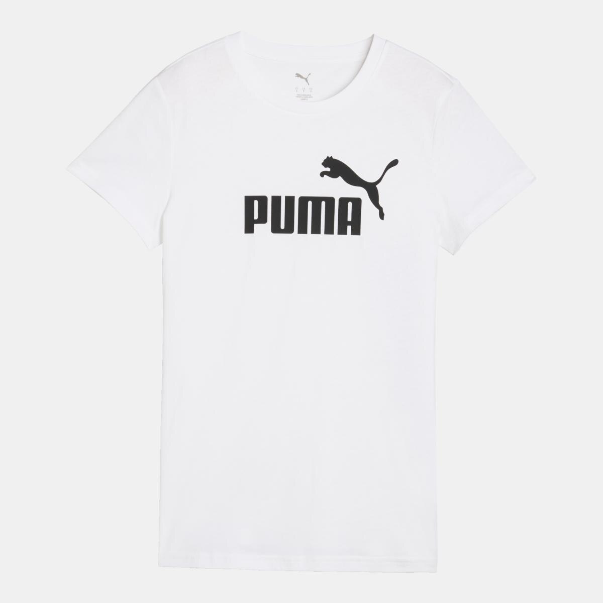 T-shirt Casual de Mulher ESS No. 1 Logo Branco-6