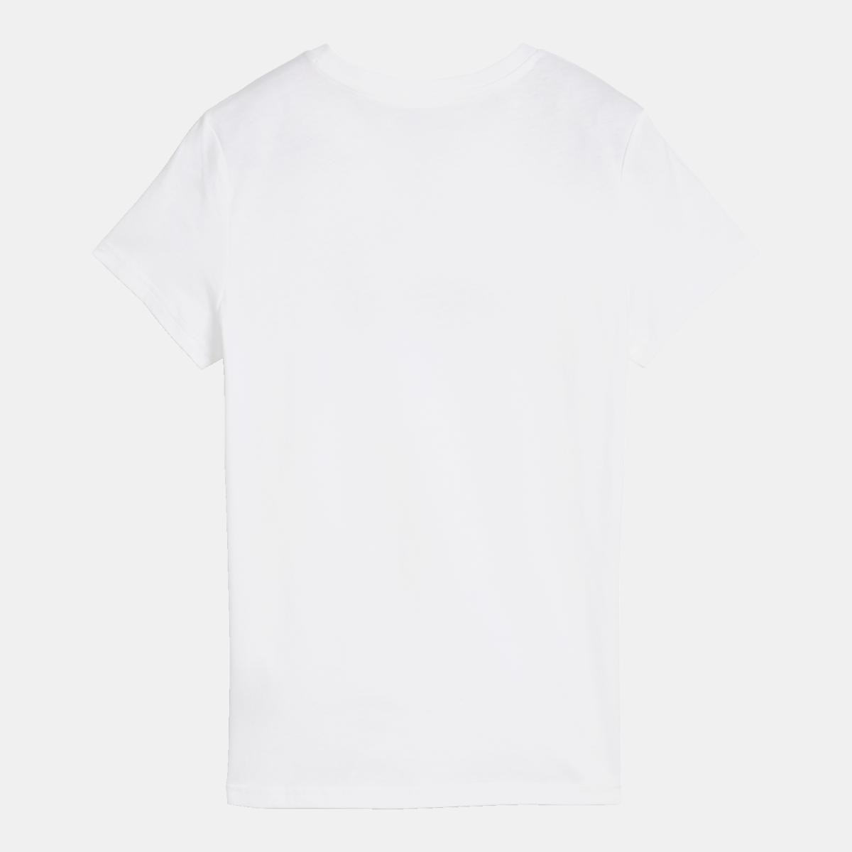 T-shirt Casual de Mulher ESS No. 1 Logo Branco-7