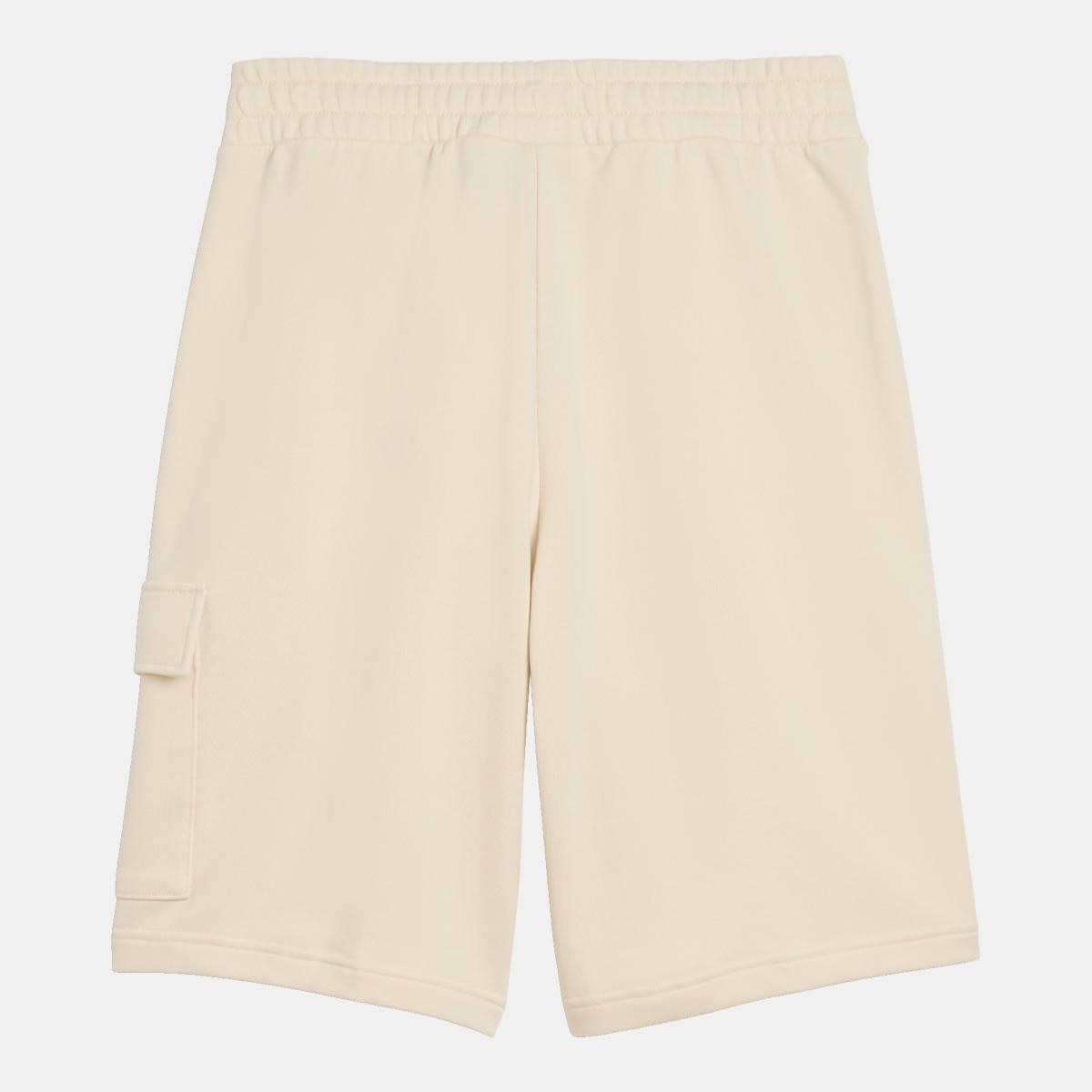 Calções Casual de Homem ESS No. 1 Logo Cargo Branco-5