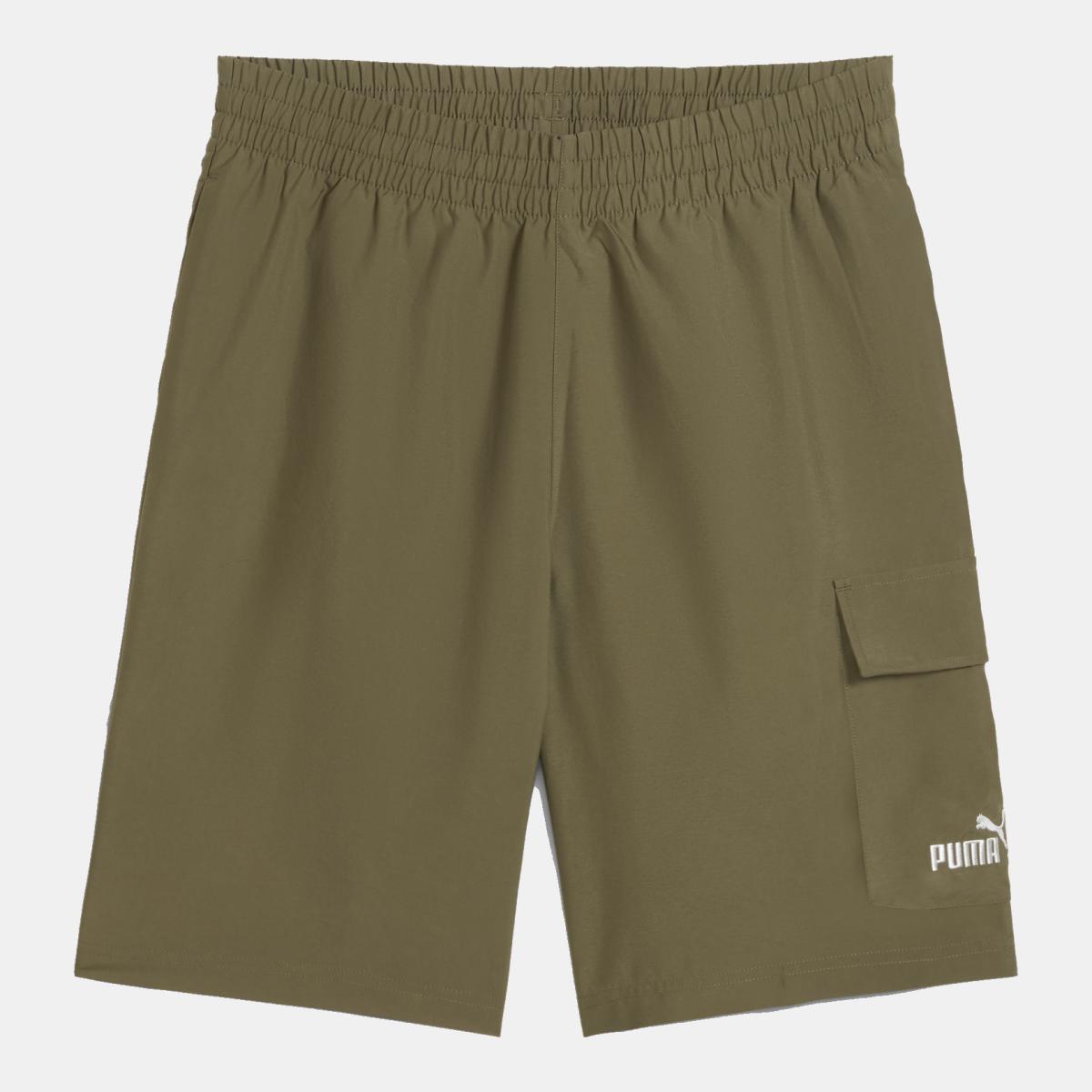 Calções Casual de Homem ESS Woven Cargo Verde-3