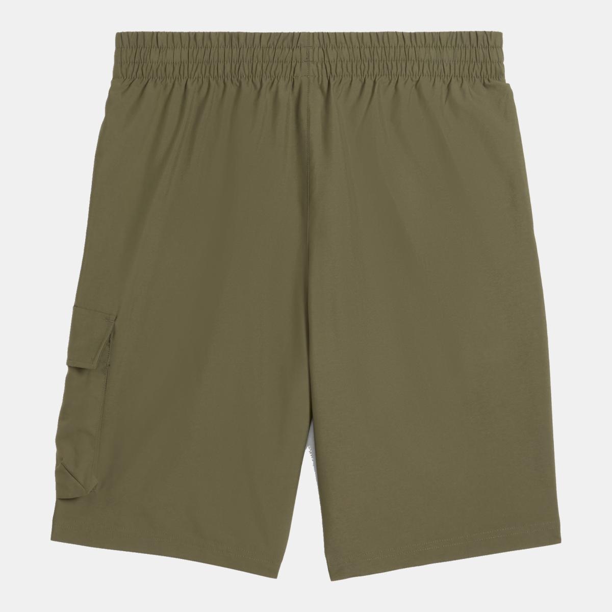 Calções Casual de Homem ESS Woven Cargo Verde-4