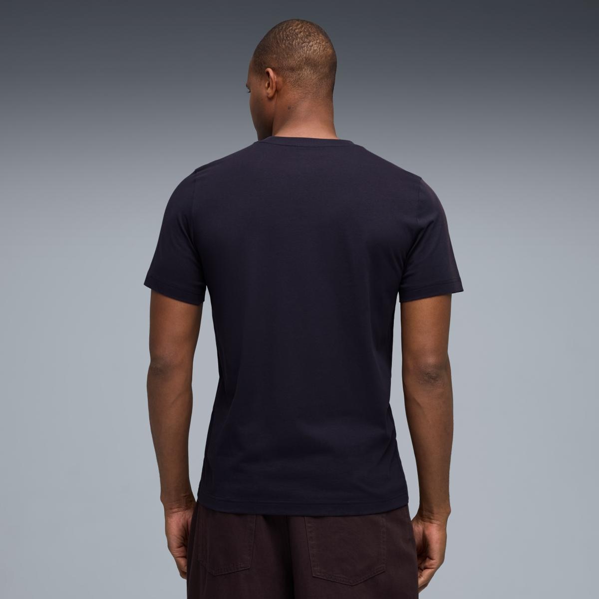 T-shirt Casual de Homem ESS 2 COLOR Small No. 1 Logo Azul-2