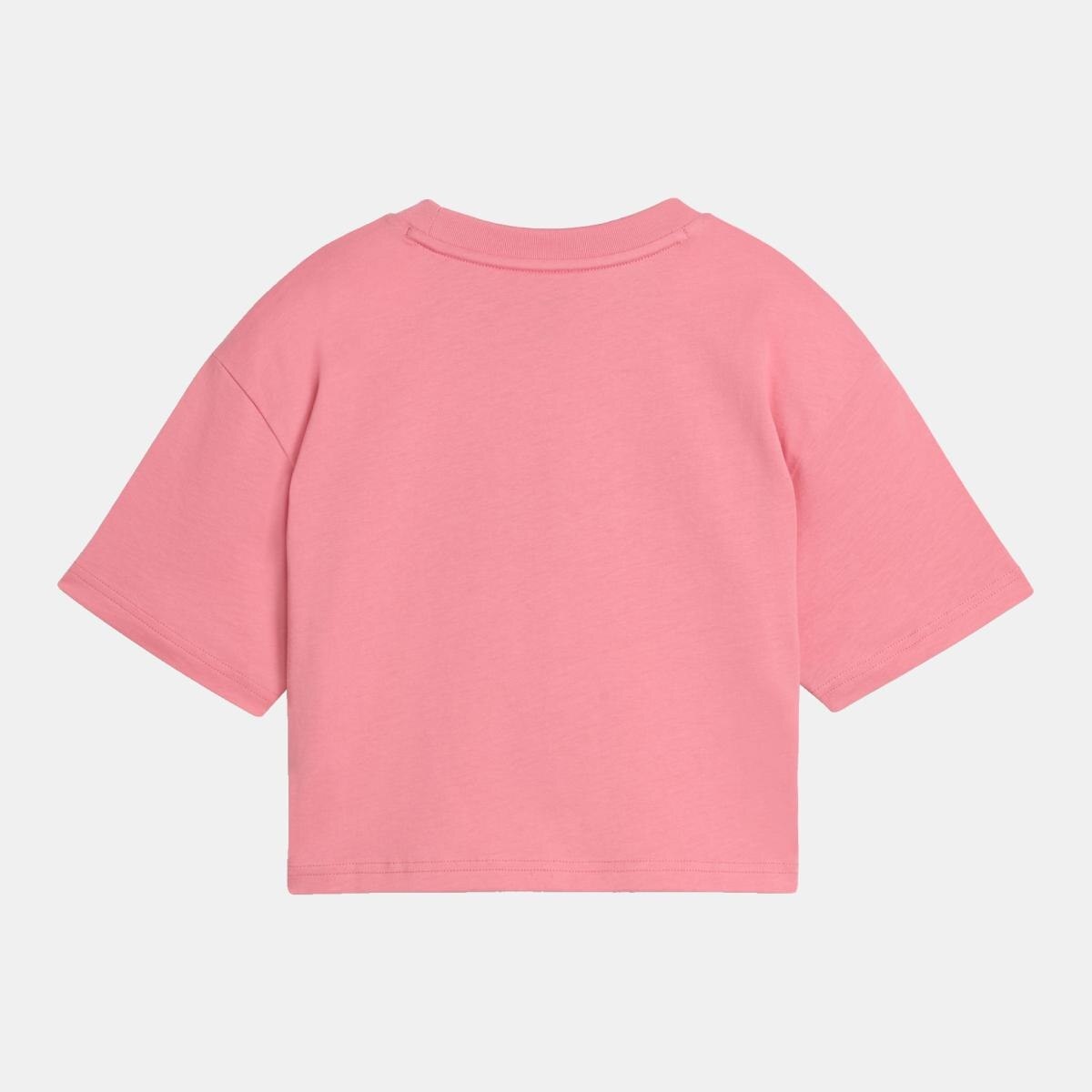 T-shirt Casual de Criança ESS 2 COLOR Length Rosa-5