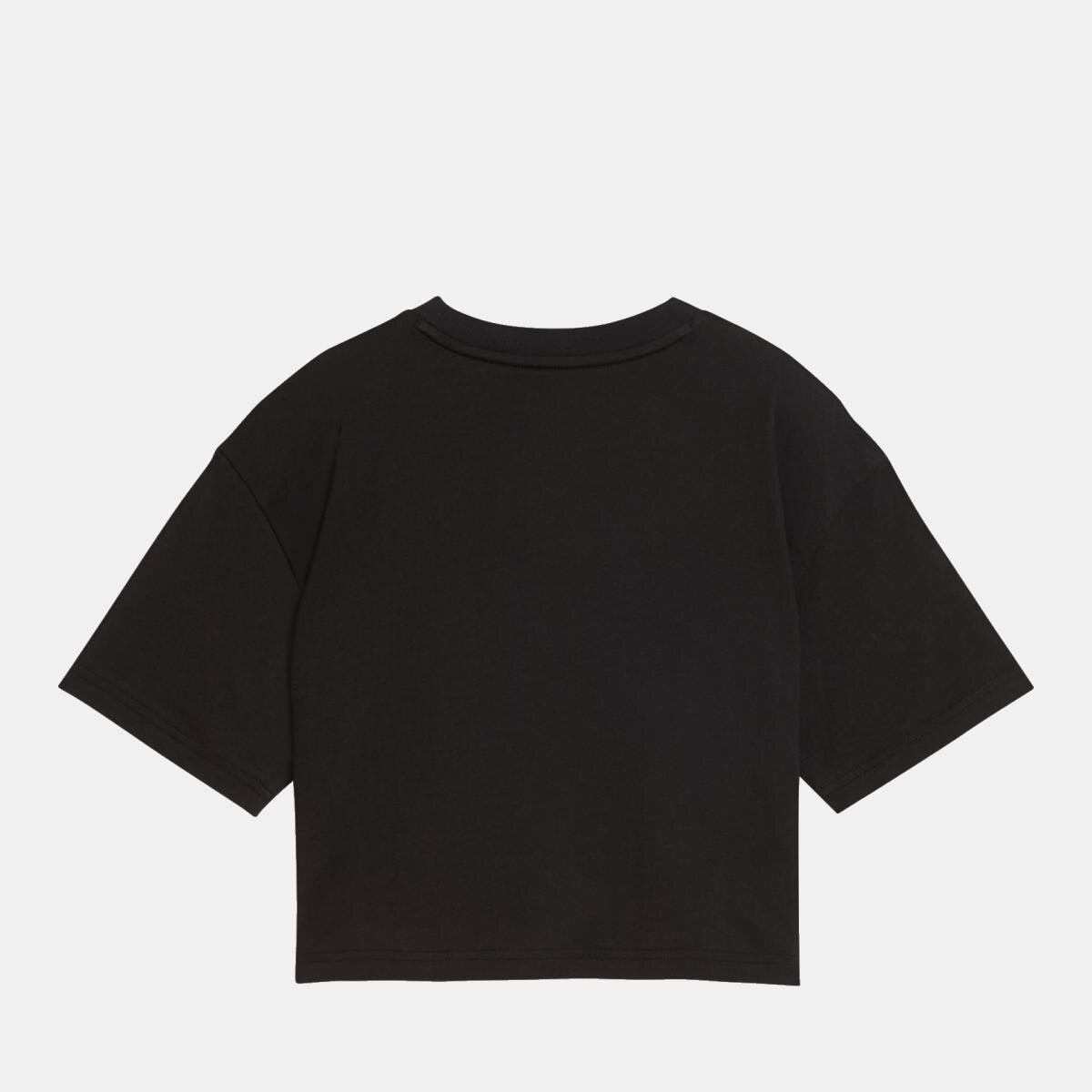 T-shirt Casual de Criança ESS 2 COLOR Length Preto-2