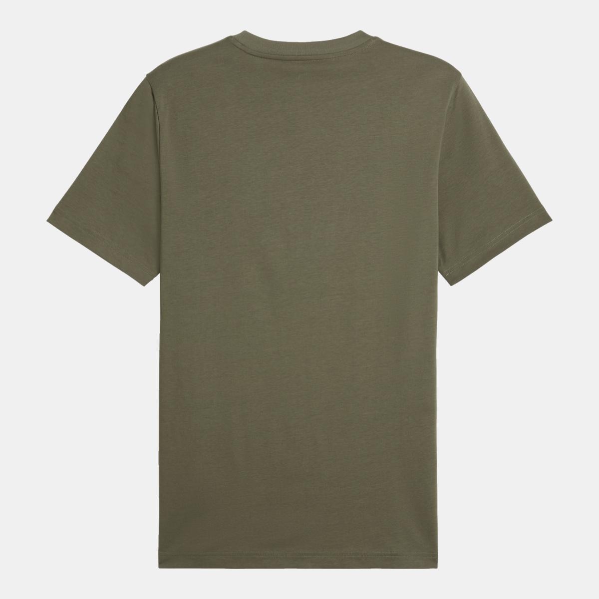 T-shirt Casual de Homem Graphic No.1 Logo Verde-2
