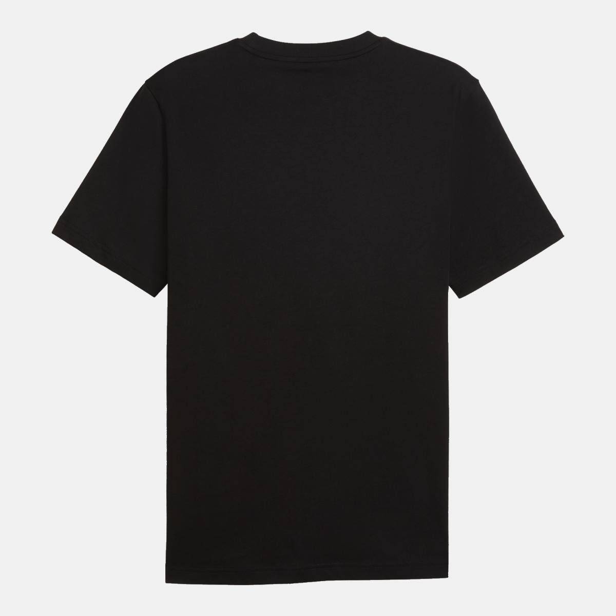 T-shirt Casual de Homem Graphic Sneaker Preto-5