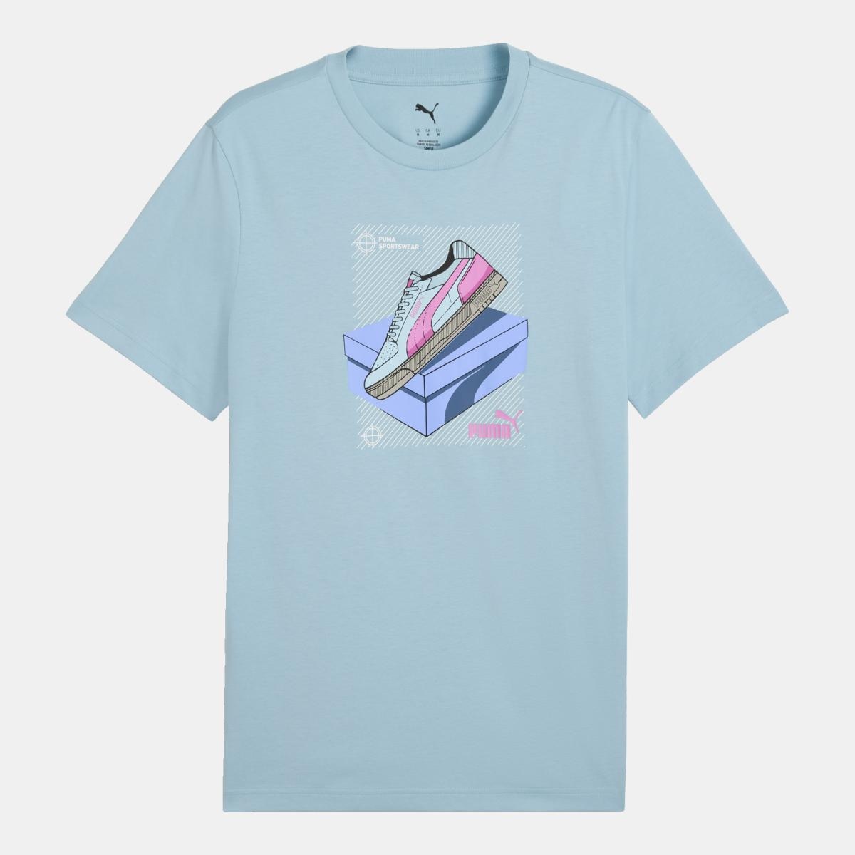Imagem 0 de T-shirt Casual de Homem Graphic Sneaker