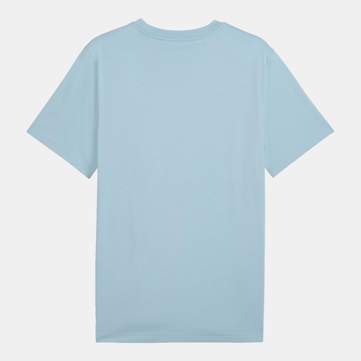 T-shirt Casual de Homem Graphic Sneaker Azul-2