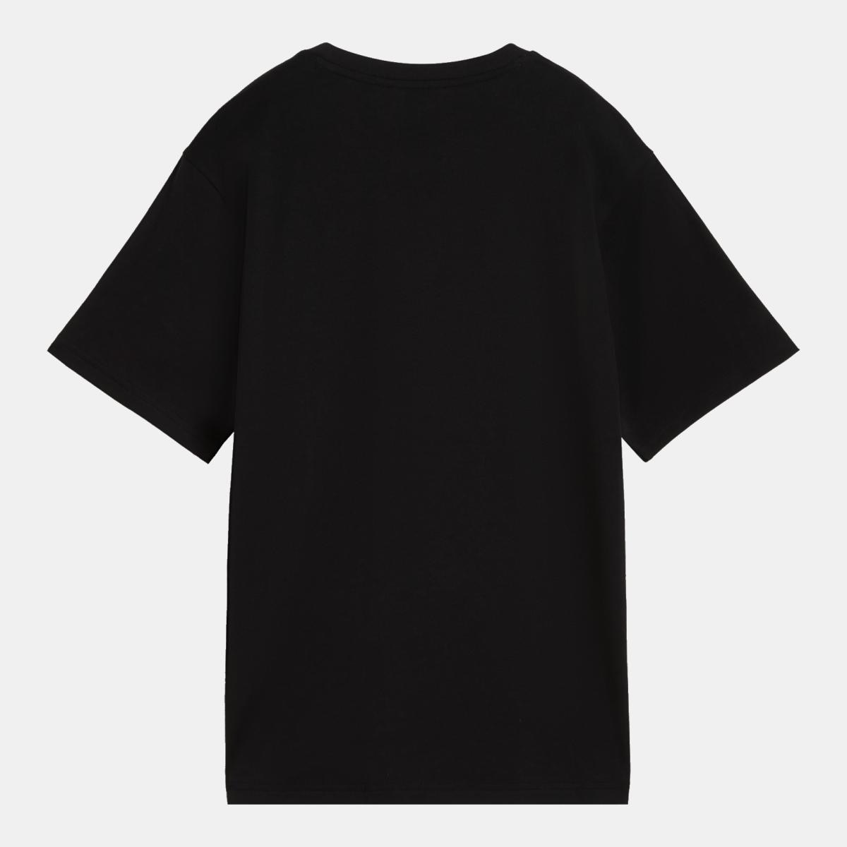T-shirt Casual de Mulher ESS Graphic Animal Relaxed Preto-5