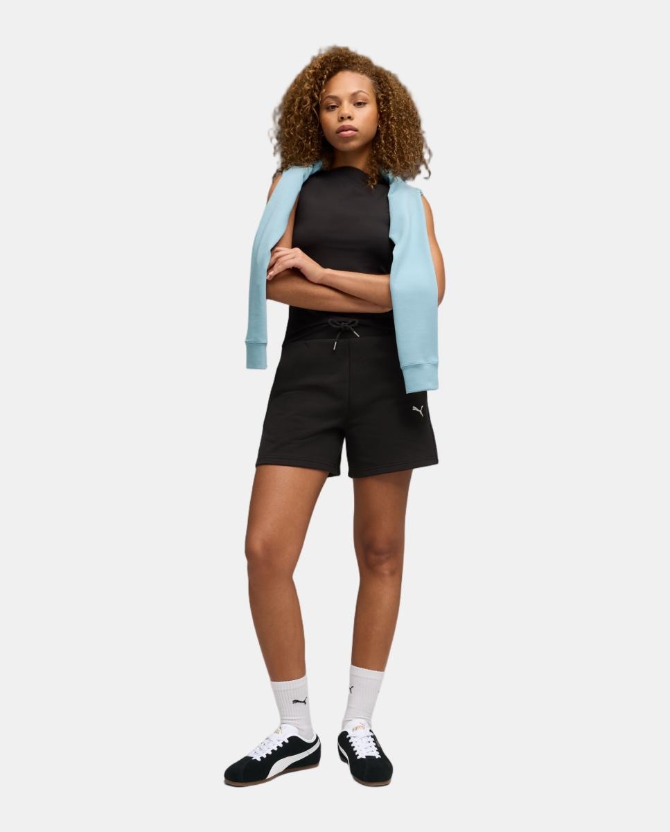 Calções Casual de Mulher CLASS High-Waist TR - 5" Preto-3