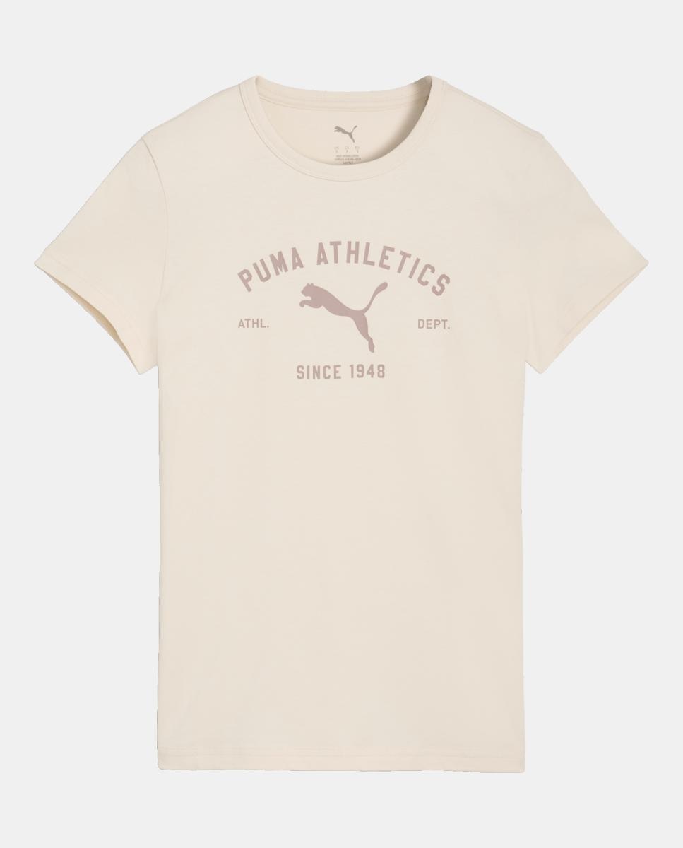 T-shirt Casual de Mulher CLASS Graphic Branco-4