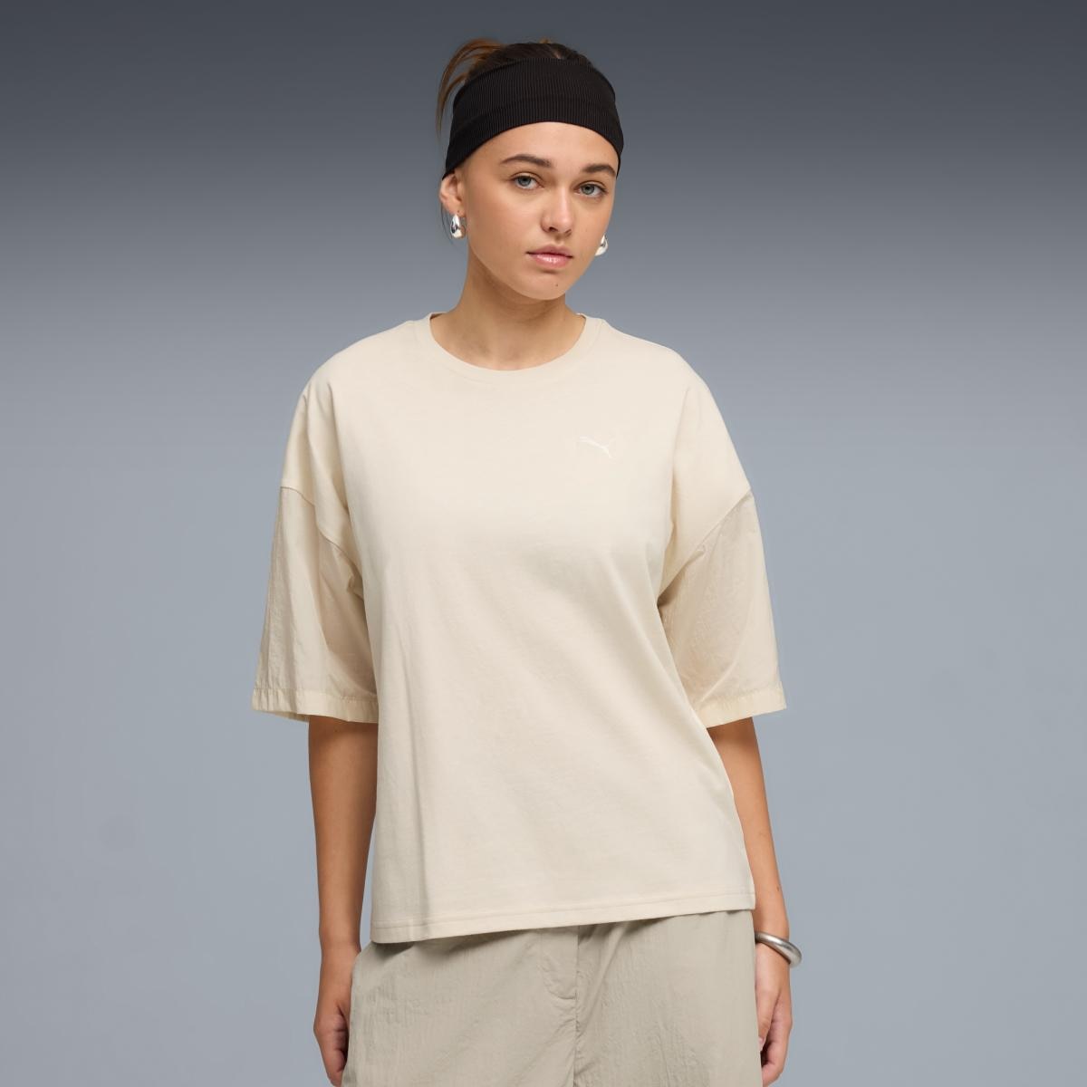 Imagem 0 de T-shirt Casual de Mulher Her Oversized