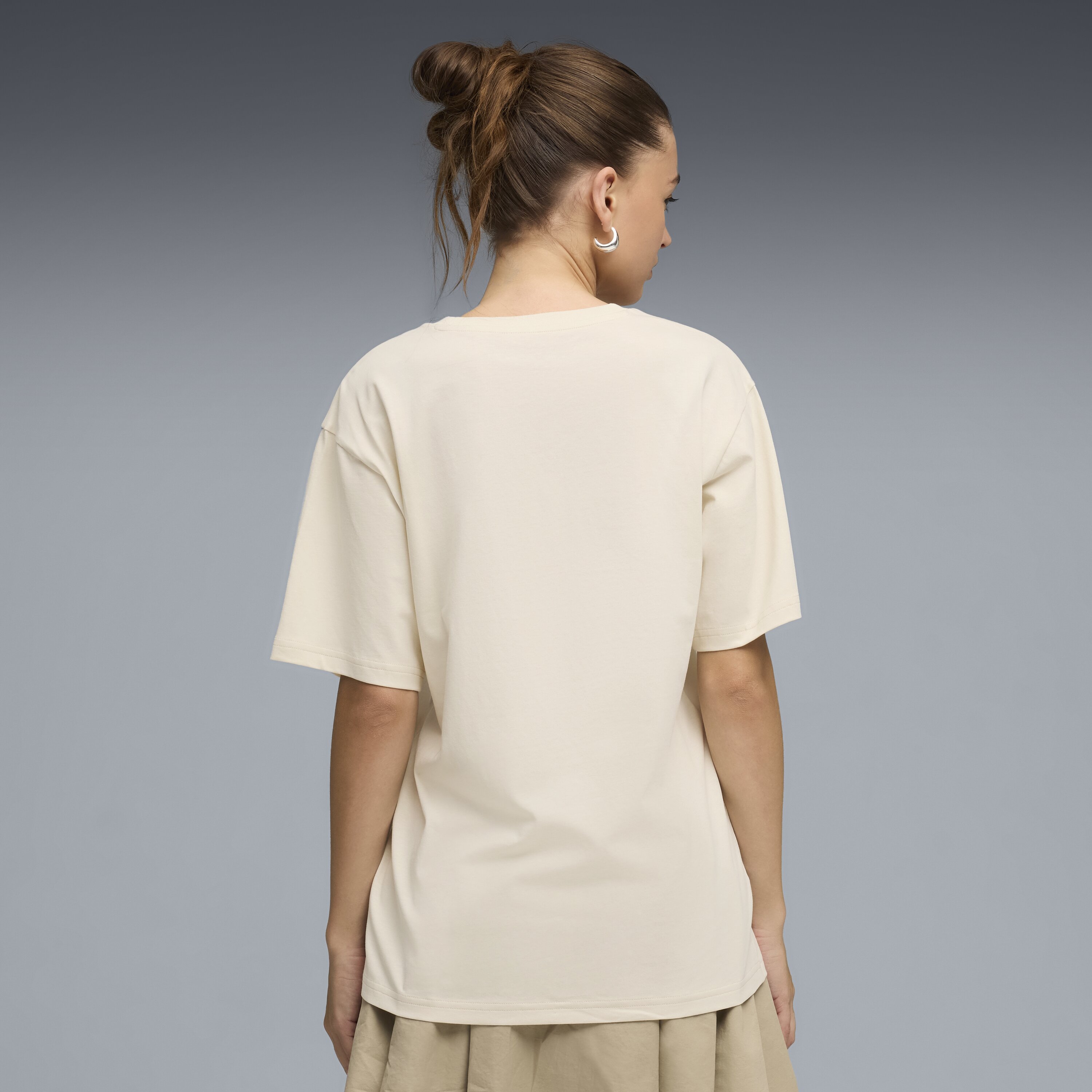 T-shirt Casual de Mulher HER Relaxed Graphic Branco-2
