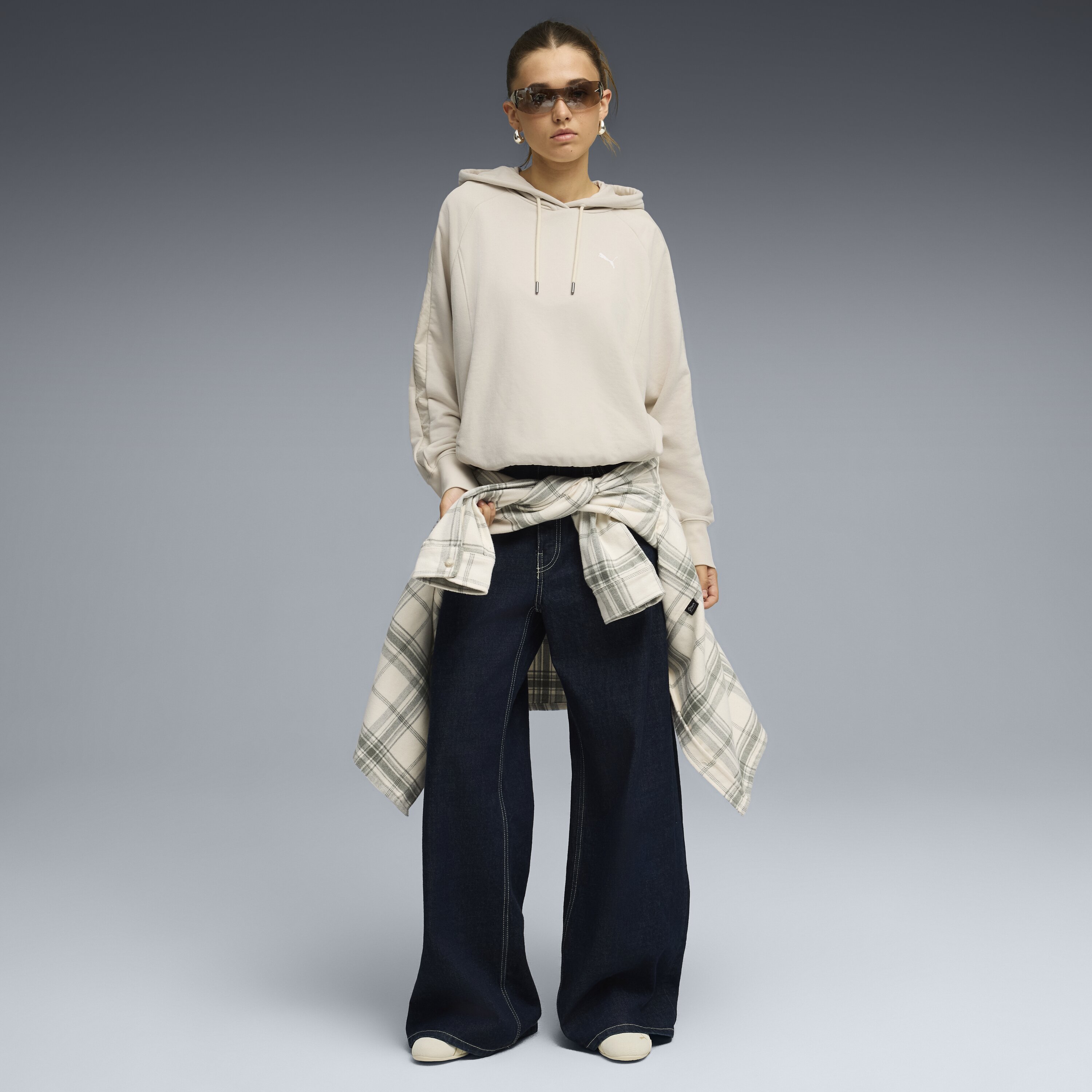 Sweatshirts Casual de Mulher HER Oversized TR Branco-3