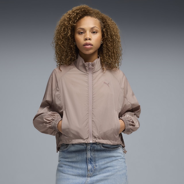 Imagem 0 de Casacos Casual de Mulher Relaxed Full-Zip Woven