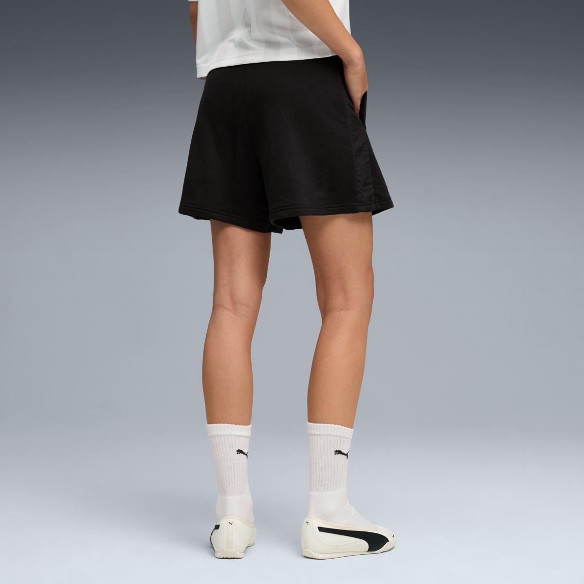 Calções Casual de Mulher HER High-Waist 5â€? Puma Preto-2