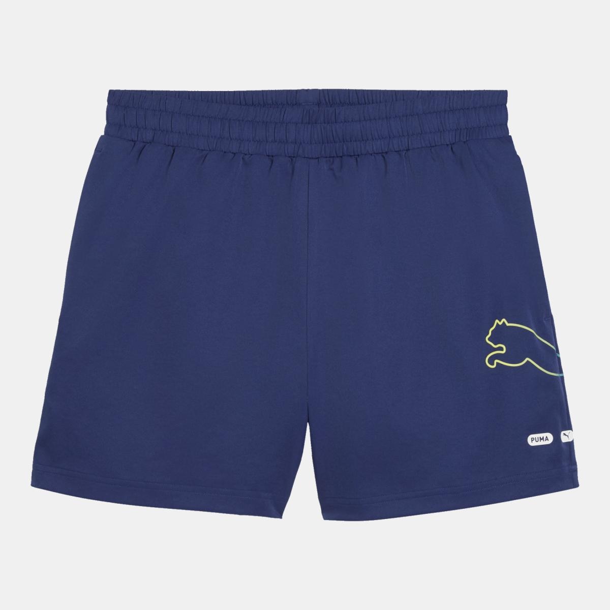 Calções Casual de Homem ESS Logo Lab Woven Azul-4