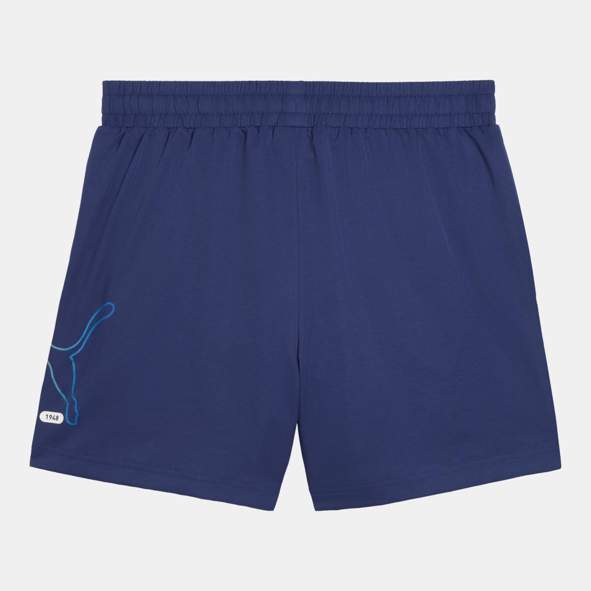Calções Casual de Homem ESS Logo Lab Woven Azul-5