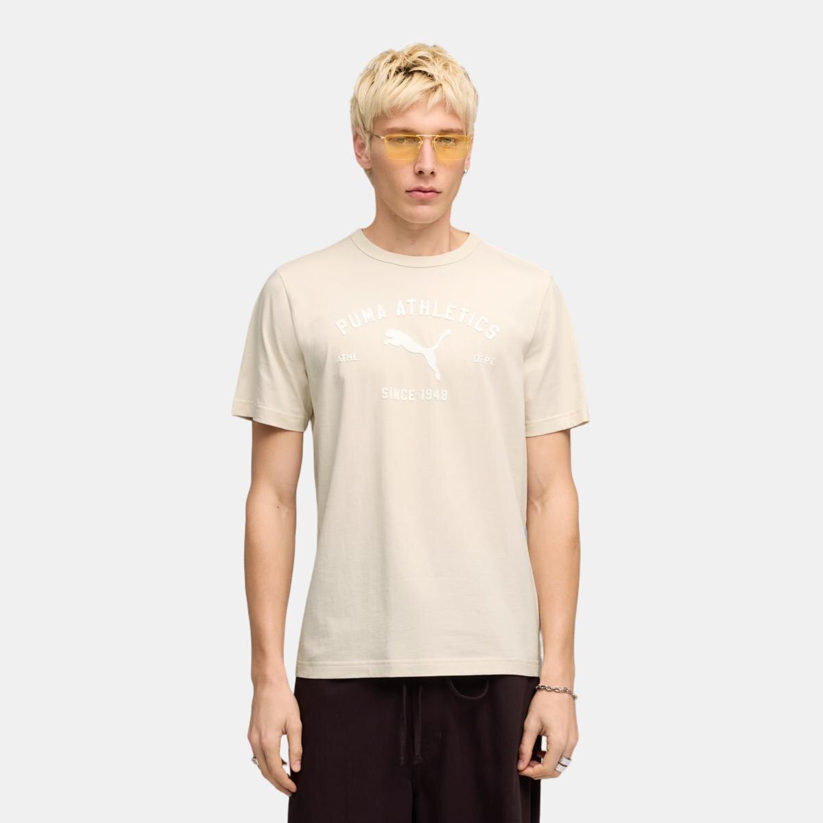 T-shirt Casual de Homem CLASS Graphic Branco-1