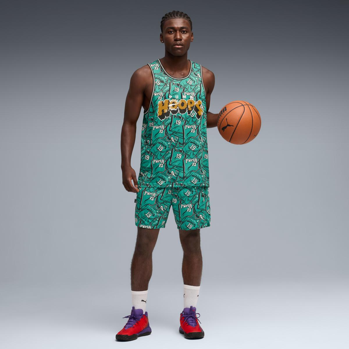 Réplicas de Basquetebol de Homem Flagrant Foul Verde-3