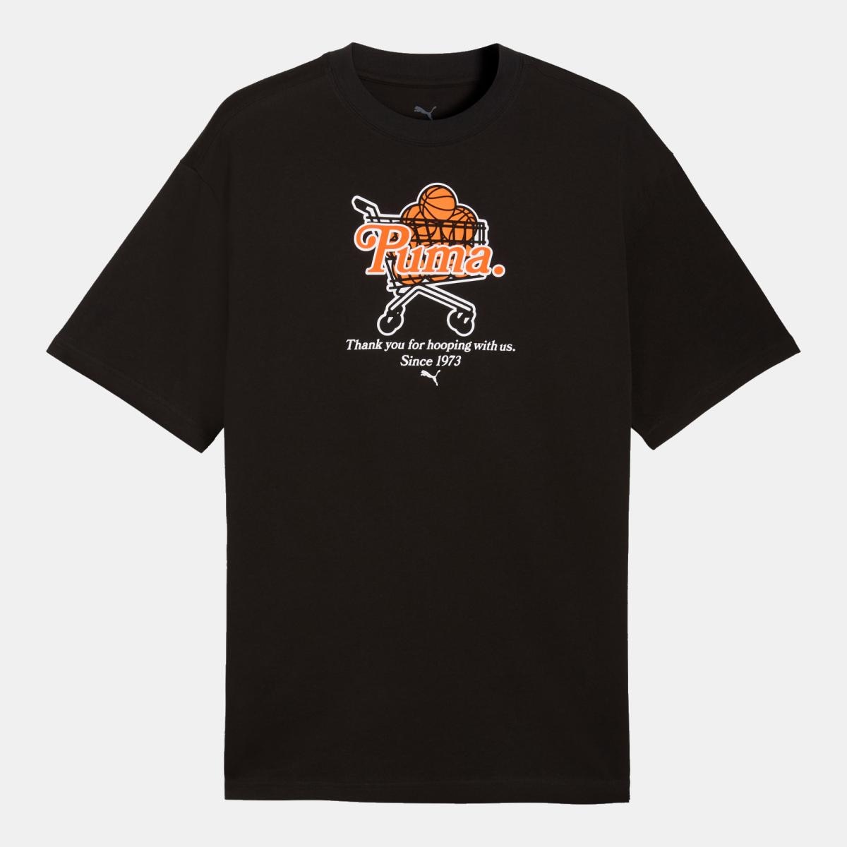 T-shirt de Basquetebol de Homem Junior Varsity I Preto-4