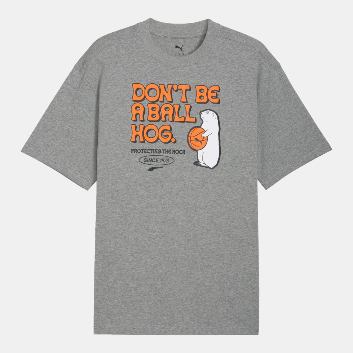 T-shirt de Basquetebol de Homem Junior Varsity II Cinzento-4