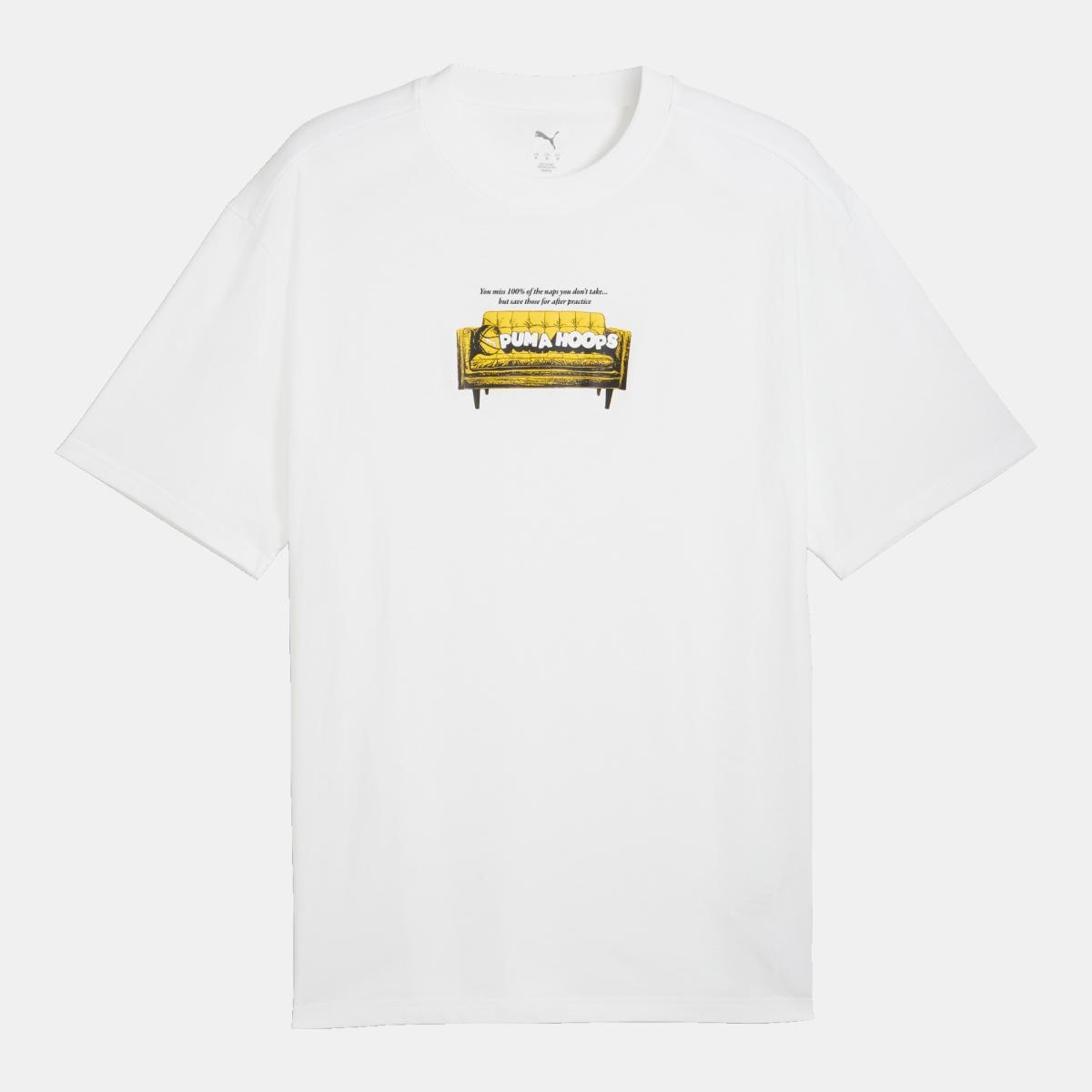 T-shirt de Basquetebol de Homem Junior Varsity VII Branco-1