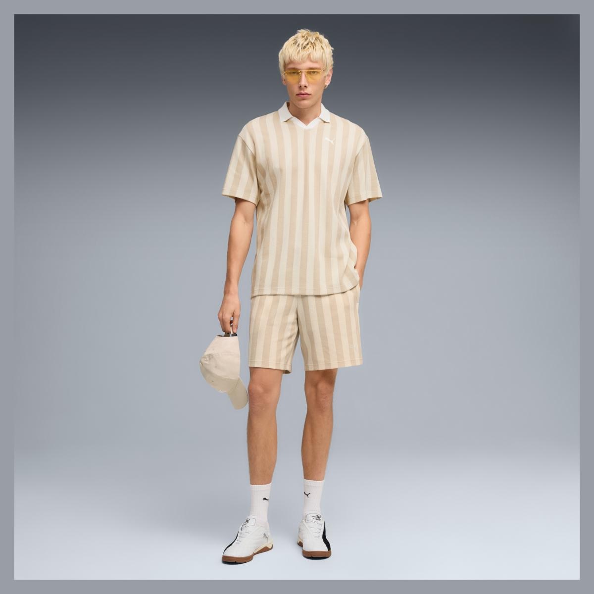 Calções Casual de Homem CLASS - 8" Branco-3