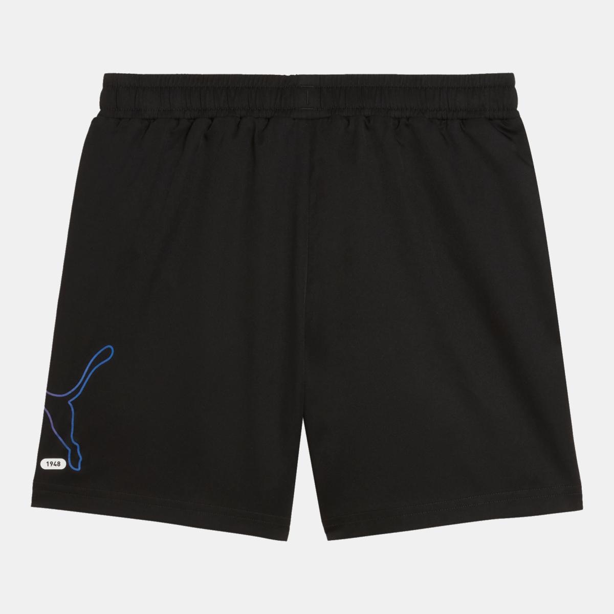 Calções Casual de Menino ESS Logo Lab Woven Preto-2