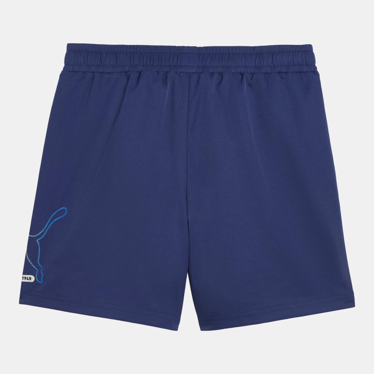 Calções Casual de Menino ESS Logo Lab Woven Azul-2