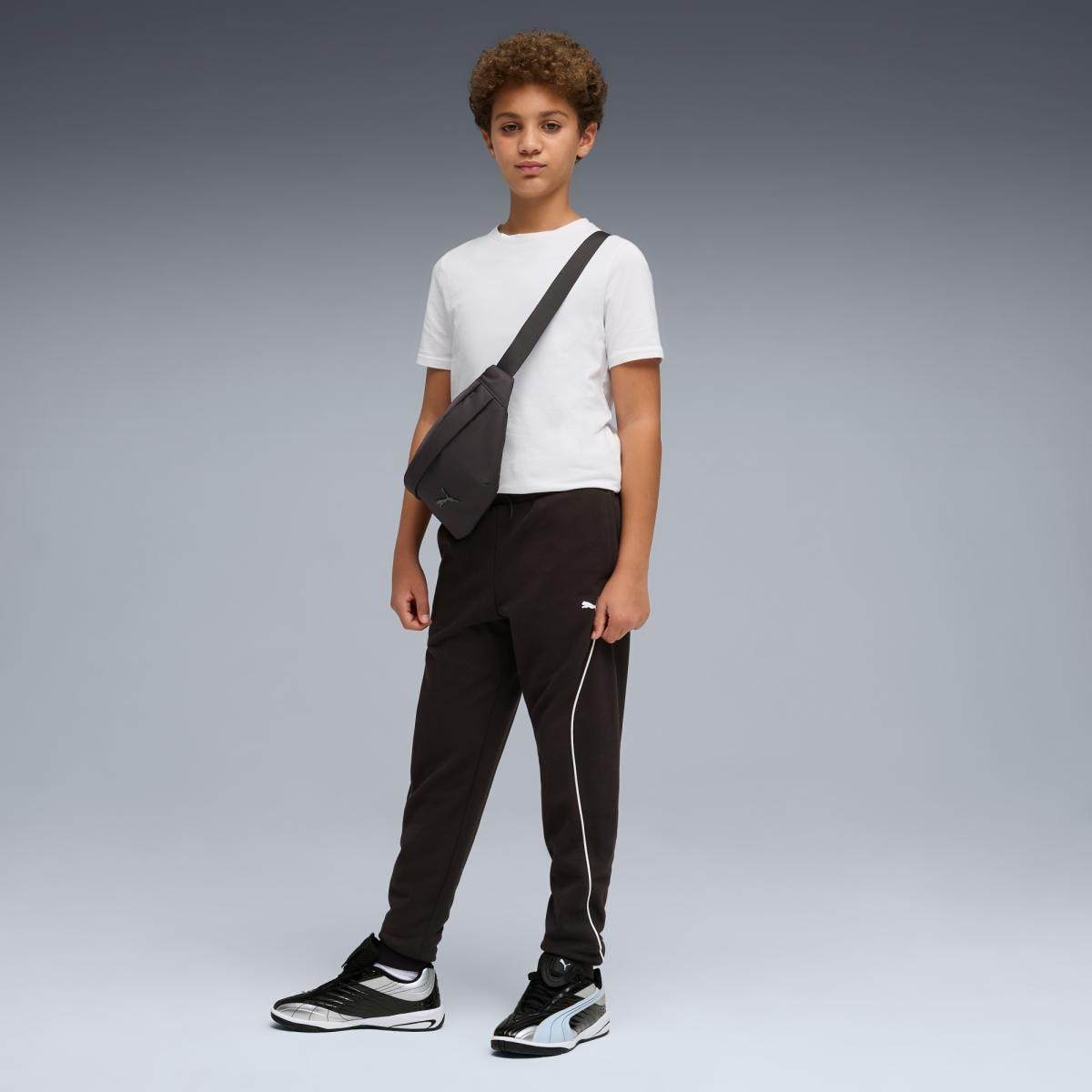 Calças Casual de Menino Sport Sweat TR Preto-3